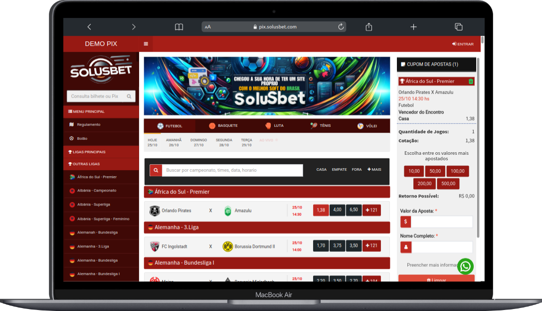 Modelo Vermelho x Branco