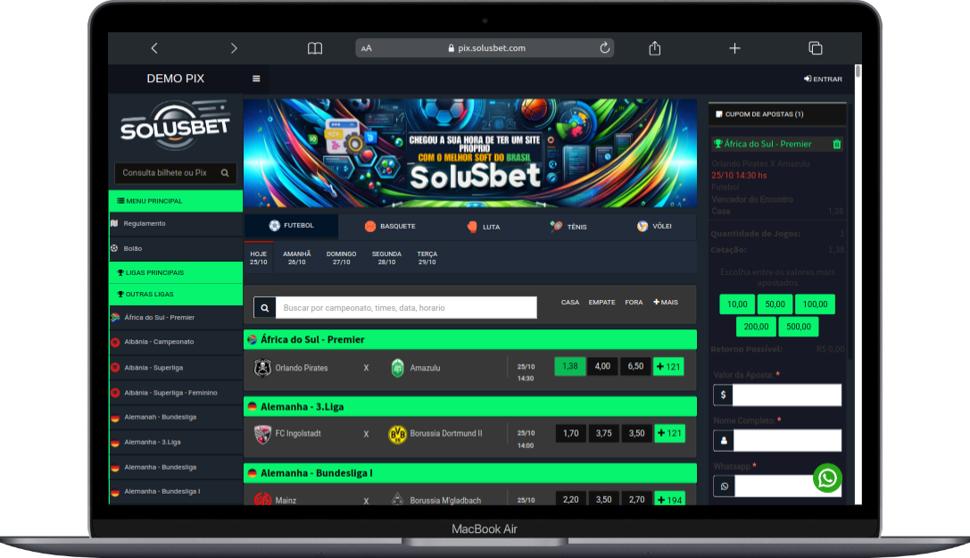 Modelo Verde x Preto